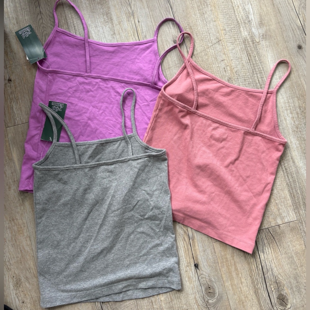 3 basic Cami Tank Tops NWT - Picture 4 of 4